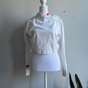 Cropped Nike long sleeve tee